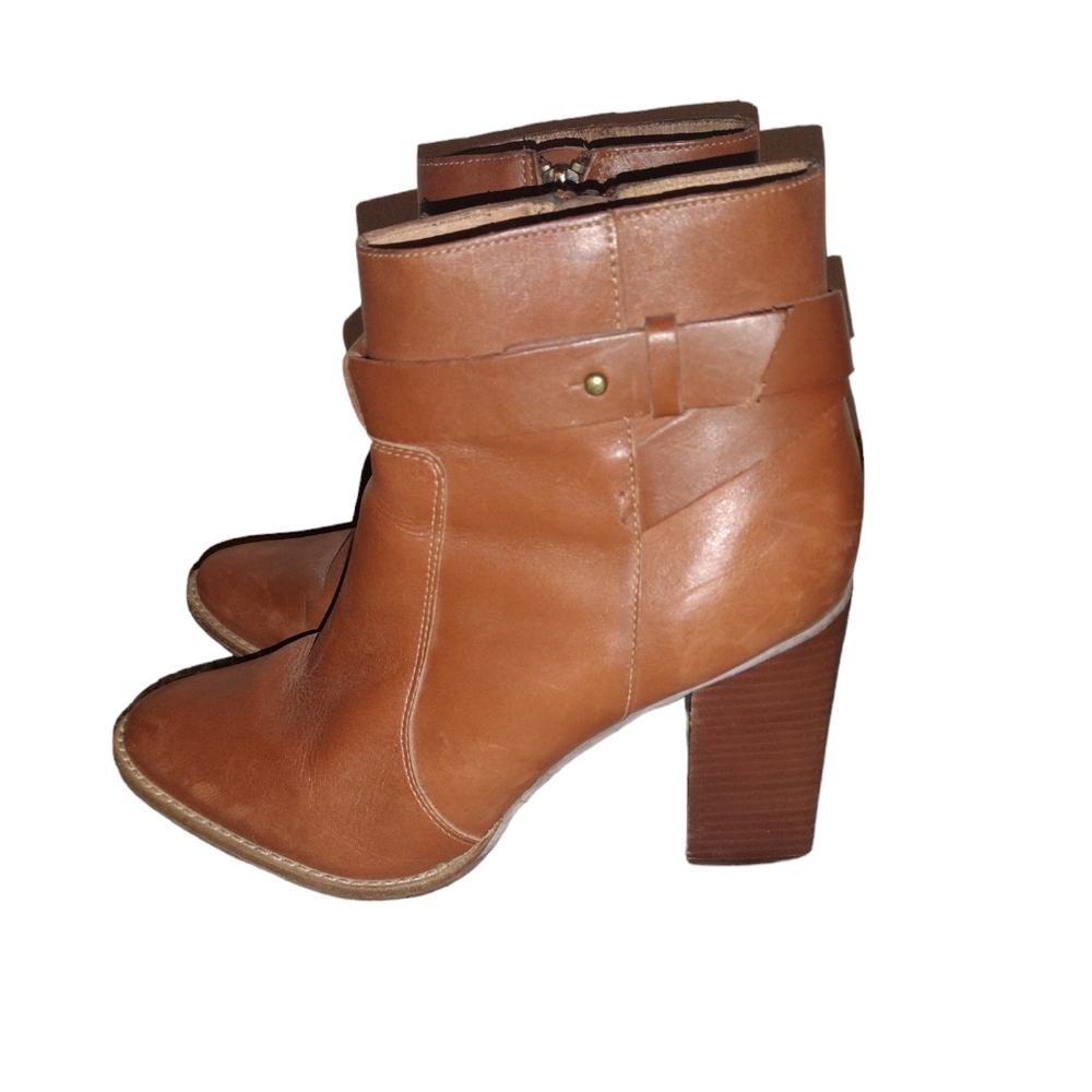 Madewell leather heel boots